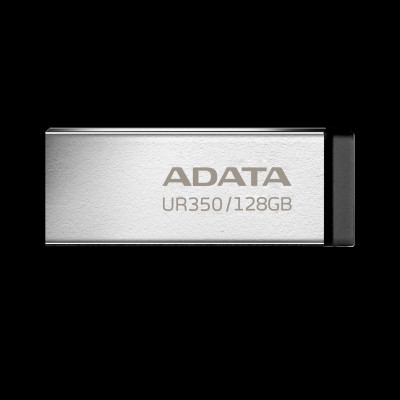 Flash A-DATA USB 3.2 UR 350 128Gb Silver/Black - изображение 1
