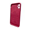 Чохол для смартфона Silicone Full Case AA Camera Protect for Apple iPhone 11 Pro Max кругл 35,Maroon - № 2