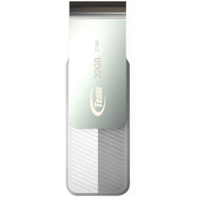 Flash Team USB 2.0 C142 32Gb Silver-White - изображение 1