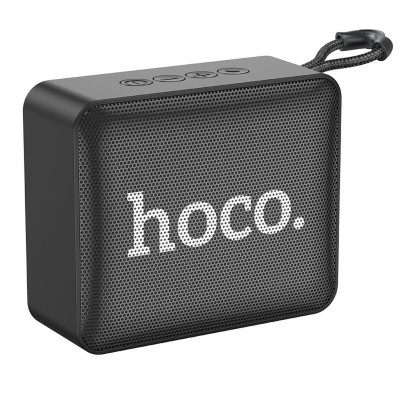 Портативна колонка HOCO BS51 Gold brick sports BT speaker Black - зображення 1