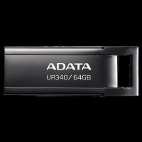 Флеш-накопичувач A-DATA USB 3.2 UR340 64Gb Black (Цвет Черный), Атикул k43564 |  купить на VILKI.NET - фото № 1