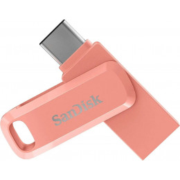 Flash SanDisk USB 3.1 Ultra Dual Go Type-C 64Gb (150 Mb/s) Peach