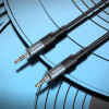 Аудіокабель HOCO UPA23 AUX audio cable Metal Gray (Metal Gray)- № 7