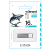 Flash Wibrand USB 2.0 Shark 16Gb Silver - зображення 2