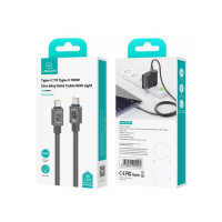 Кабель Usams US-SJ684 Type-C TO Type-C 100W 1.2m black (Цвет Black) - фото № 2