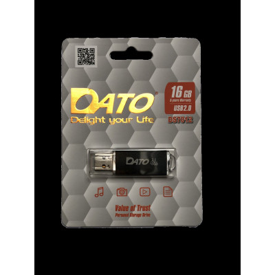 Flash DATO USB 2.0 DS7012 16Gb black - изображение 1