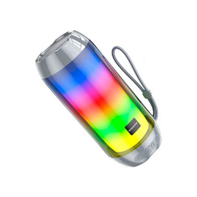 Портативна колонка BOROFONE BR25 Crazy sound colorful luminous BT speaker Gray - зображення 1