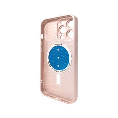 Чохол для смартфона AG Glass Matt Frame Color MagSafe Logo for Apple iPhone 13 Pro Chanel Pink (AGMattFrameMGiP13PPink) - зображення 2