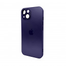 Чохол для смартфона AG Glass Matt Frame Color Logo for Apple iPhone 15 Deep Purple