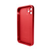 Чохол для смартфона AG Glass Matt Frame Color MagSafe Logo for Apple iPhone 11 Cola Red - изображение 2
