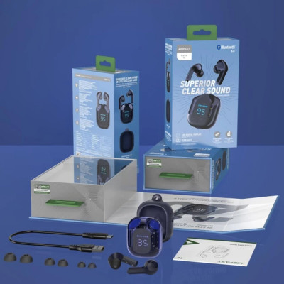 Навушники ACEFAST T6 True wireless stereo headset Sapphire Blue - зображення 8