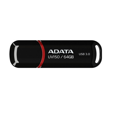 Flash A-DATA USB 3.2 AUV 150 64Gb Black - зображення 1