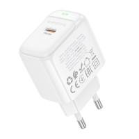 Мережевий зарядний пристрій BOROFONE BAS43A Potential single-port PD20W charger(EU) White (Колір Белый) - фото № 5