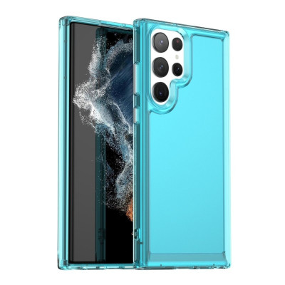 Чохол для смартфона Cosmic Clear Color 2 mm for Samsung Galaxy S23 Ultra Transparent Blue (ClearColorS23UTrBlue) - изображение 1