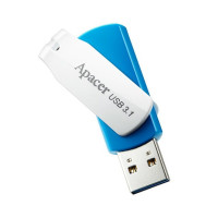 Флеш-накопичувач Apacer USB 3.2 Gen1 AH357 128GB Blue (Цвет Голубой) - фото № 3