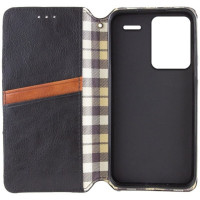 Чохол-книжка для смартфона Rubic Leather for Xiaomi Redmi Note 13 Pro Plus 5G Black (Цвет 7073) - фото № 3
