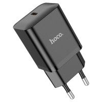 Мережевий зарядний пристрій HOCO N27 Innovative single port PD20W charger Black (Цвет Черный) - фото № 4