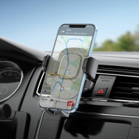 Автотримач для телефона BOROFONE BH69 air outlet car holder Black (Колір Черный) - фото № 6