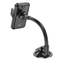 Автотримач для телефона HOCO H38 Cheetah car holder(windshield) Black (Цвет 7073) - фото № 6