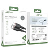 Кабель ACEFAST C2-03 Type-C to Type-C 3A, 60W, 1.2m, silicone, zinc connectors, Black (Черный)- № 3