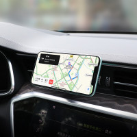Автотримач для телефона HOCO CA65 Sagittarius series air outlet magnetic car holder Black (Цвет Черный) - фото № 6