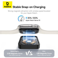 Бездротовий зарядний пристрій Baseus MagPro Magnetic Wireless Charger for E-Watch 2.5W Cosmic Black (Колір 7073) - фото № 6