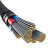Кабель Baseus Unbreakable Series Fast Charging Data Cable Type-C to Type-C 100W 1m Cluster Black (Cluster Black)- № 8