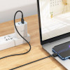 Кабель HOCO X83 USB to Micro 2.4A, 1m, PVC, PVC connectors, Black - изображение 4