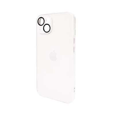 Чохол для смартфона AG Glass Matt Frame Color Logo for Apple iPhone 12 Pearly White (AGMattFrameiP12White) - изображение 1