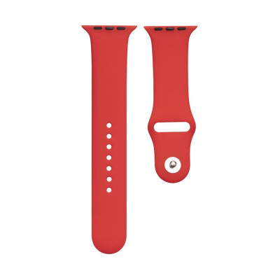Ремінець для годинника Apple Watch Silicone Classic 38/40/41mm 14.Red - изображение 1