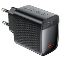 Мережевий зарядний пристрій ACEFAST A112 PD45W GaN single USB-C charger (EU) Black (Колір 7073) - фото № 3