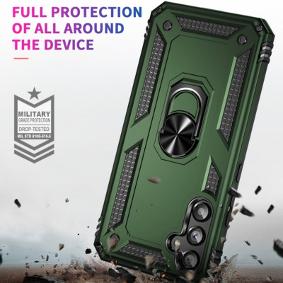 Чохол для смартфона Cosmic Robot Ring for Samsung Galaxy A34 5G Army Green (RobotA34Army) - изображение 3