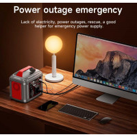 Портативна зарядна станція HOCO DB28 300W Iron Gray+Red  - фото № 7