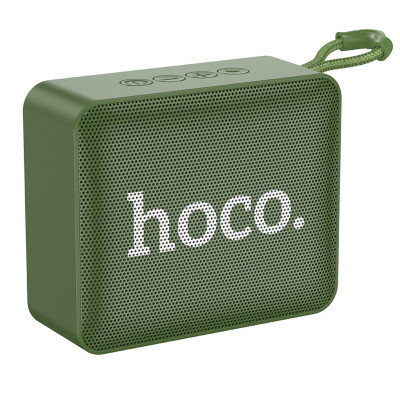 Портативна колонка HOCO BS51 Gold brick sports BT speaker Army Green - изображение 1