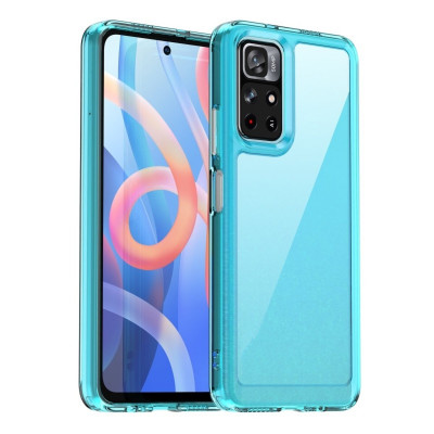 Чохол для смартфона Cosmic Clear Color 2 mm for Xiaomi Redmi Note 11/Note 11S Transparent Blue (ClearColorXRN11TrBlue) - изображение 1