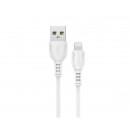 Кабель BOROFONE BX51 USB to iP 2.4A,1m, PVC, PVC connectors, White