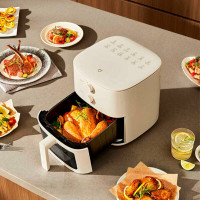 Мультипіч (аерогриль) Xiaomi Mi Home Air Fryer N1 5L (MAF11) White (Китайська вилка) (Цвет Білий) - фото № 5