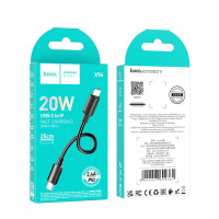 Кабель HOCO X96 Hyper PD charging data cable iP (L=0.25M) Black (Колір Black) - фото № 2