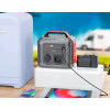 Портативна зарядна станція HOCO DB28 300W Iron Gray+Red - № 5