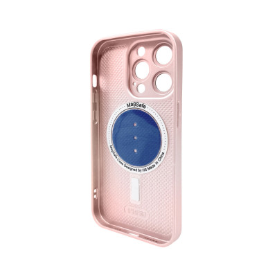 Чохол для смартфона AG Glass Matt Frame Color MagSafe Logo for Apple iPhone 15 Pro Max Chanel Pink (AGMattFrameMGiP15PMPink) - зображення 2