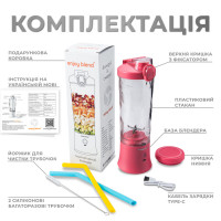 Портативний блендер ENJOY BLEND 63738399 рожевий (кораловий) (Цвет рожевий) - фото № 6