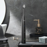 Електрична зубна щітка HOCO HP60 Wave electric toothbrush Black (Цвет Черный) - фото № 4