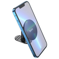 Автотримач для телефона HOCO H13 Fine jade ring magnetic car holder(center console) Black (Цвет Черный) - фото № 6