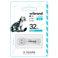 Флеш-накопичувач Wibrand USB 3.2 Gen1 Marten 32GB White (Колір Белый) - фото № 2