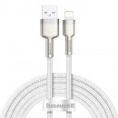 Кабель Baseus Cafule Series Metal Data Cable USB to IP 2.4A 2m White