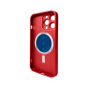 Чохол для смартфона AG Glass Matt Frame Color MagSafe Logo for Apple iPhone 13 Pro Cola Red (AGMattFrameMGiP13PRed) - изображение 2