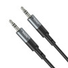 Аудіокабель HOCO UPA23 AUX audio cable Metal Gray (Metal Gray)- № 6