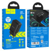 Мережевий зарядний пристрій HOCO N27 Innovative single port PD20W charger Black (Черный)- № 6