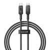 Кабель Baseus Unbreakable Series Fast Charging Data Cable Type-C to Type-C 100W 1m Cluster Black k52018 - № 1 Кабель Baseus Unbreakable Series Fast Charging Data Cable Type-C to Type-C 100W 1m Cluster Black (Cluster Black) Baseus - № 1
