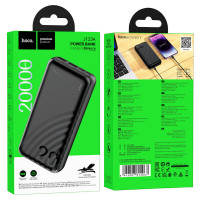 Зовнішній акумулятор HOCO J123A Element power bank(20000mAh) Black (Колір Черный) - фото № 7
